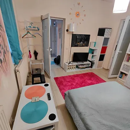 Feriehus Artsy Entire House, Fully Equipped, 2 Rooms, 2 Beds, Parking, To Yourself! Bukarest